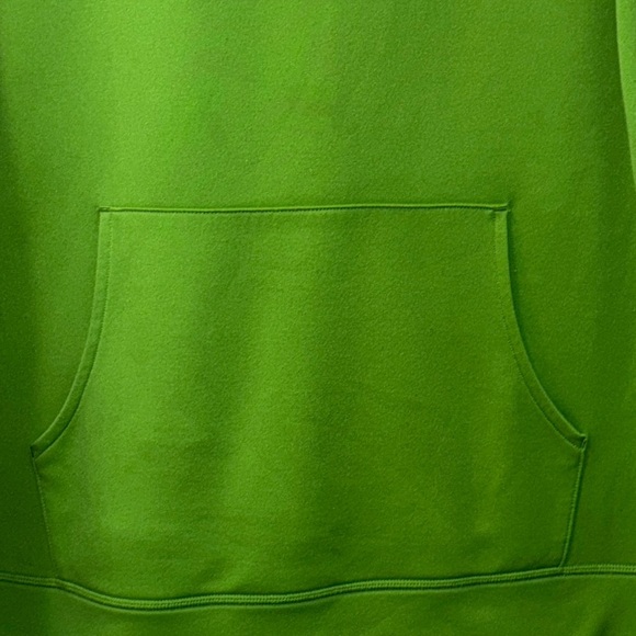 💥The North Face Men's Green Logo Hoodie 2XL Kangaroo Pocket - Picture 6 of 16